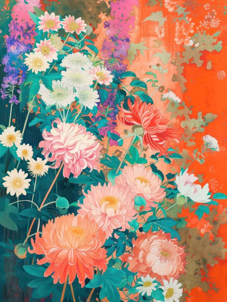 Great Japan Hokusai Japanese Flowers 2