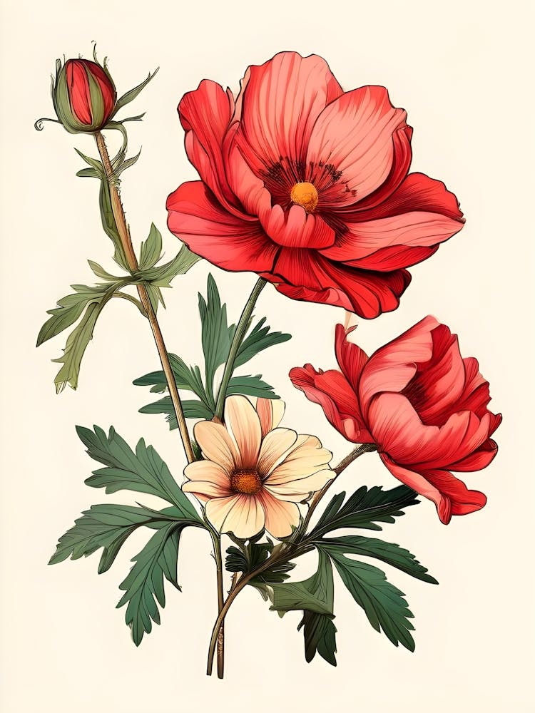 Red Poppy Flower