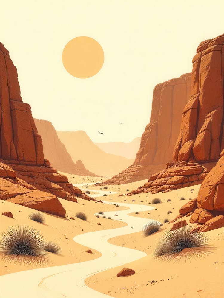 Paysage désertique 23