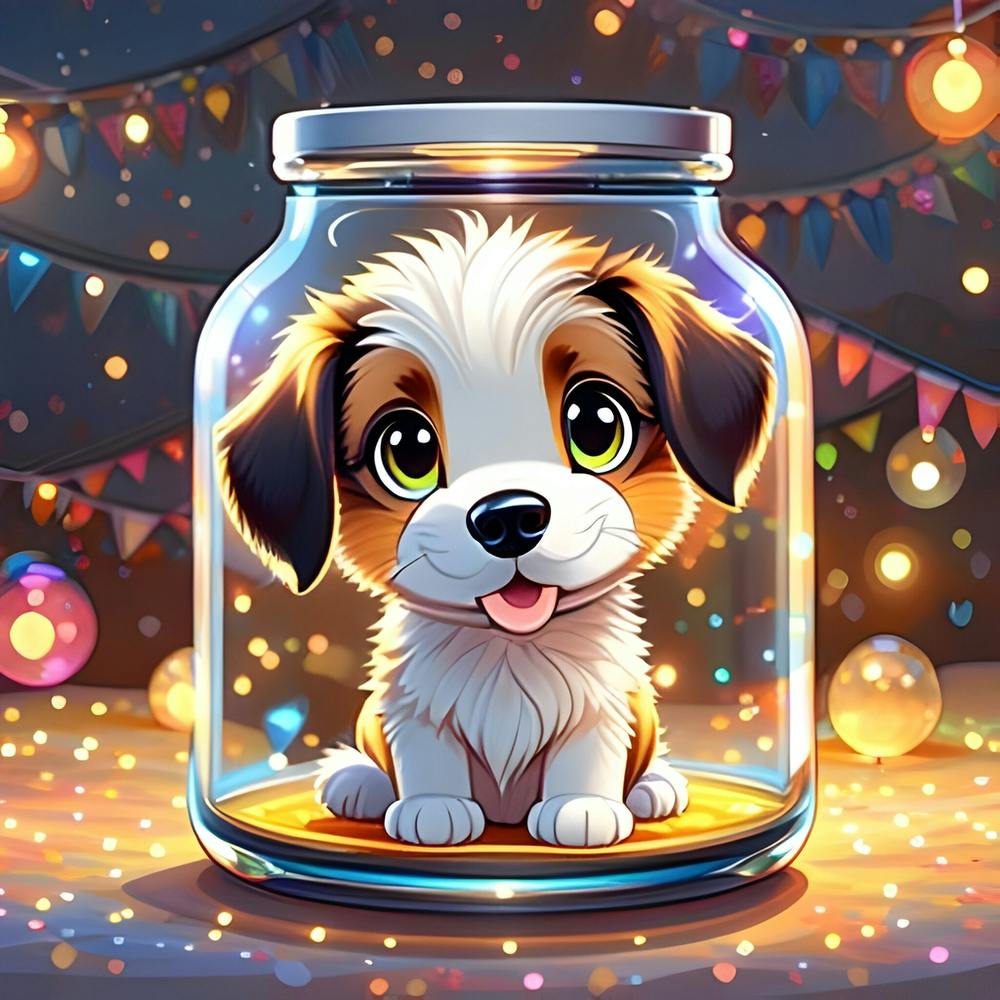 Puppy In A Jar 1