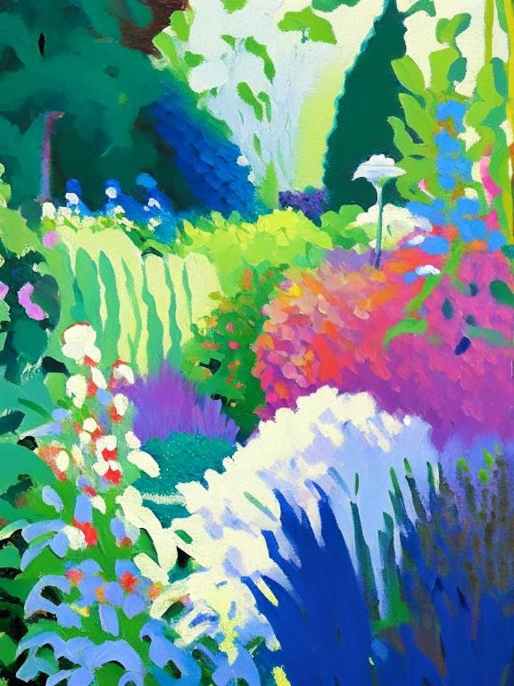 Monet S Garden, 1, Usa Abstract Still Life