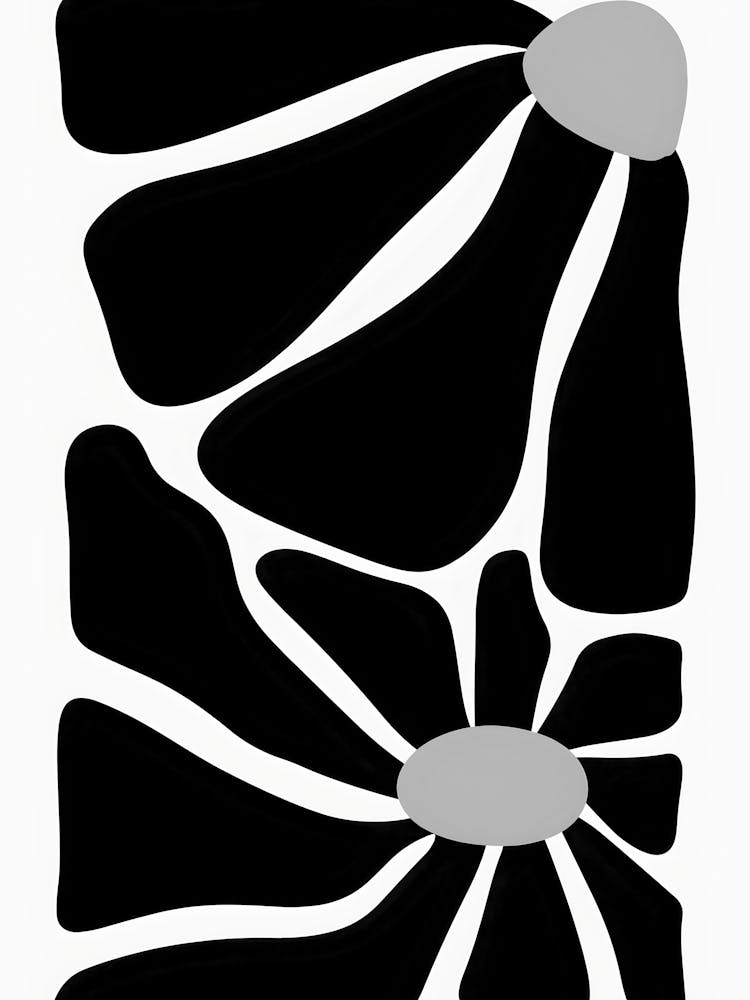 Black And White Flowers 138