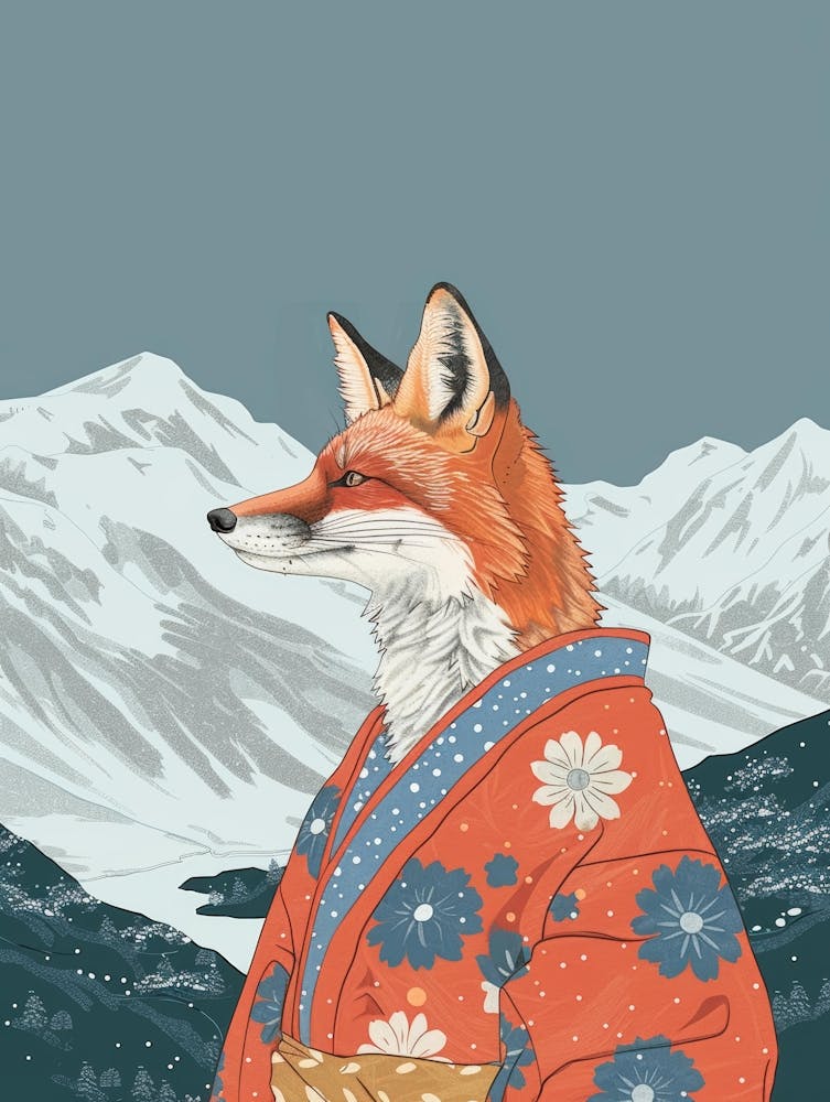 Fox In Kimono 3