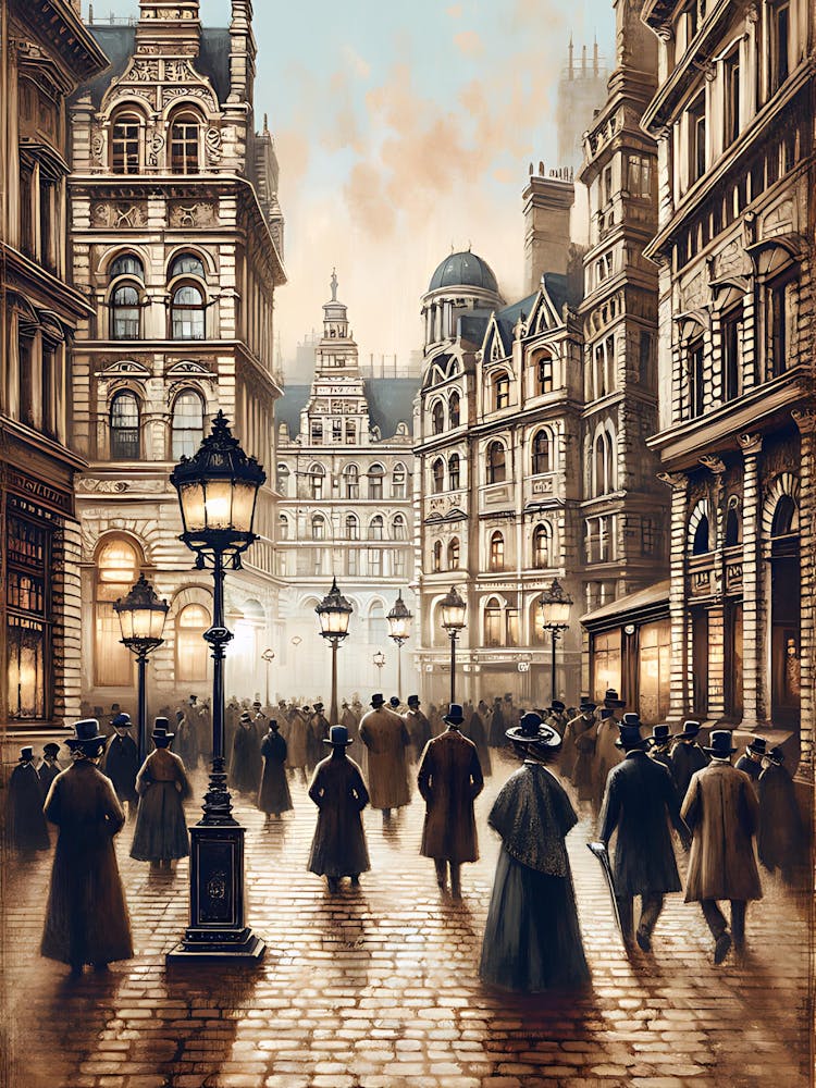 Walking In The Street 1 Vintage 