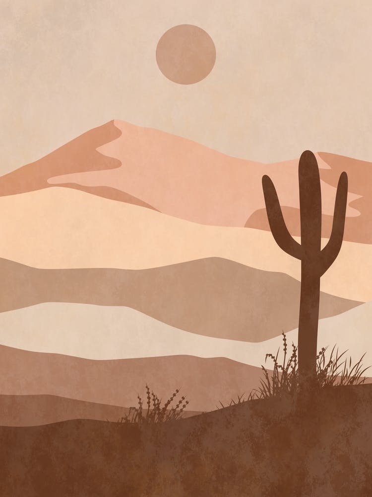 Cactus dans le désert 32