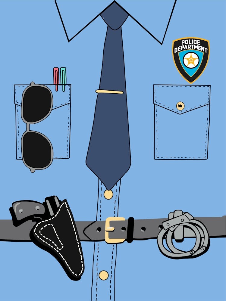 Police Shirt For Kids