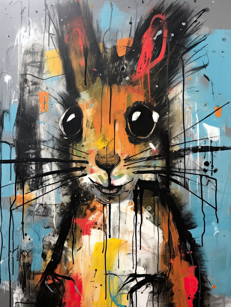 Street Noir Ballet: Squirrel's Dark Whispers