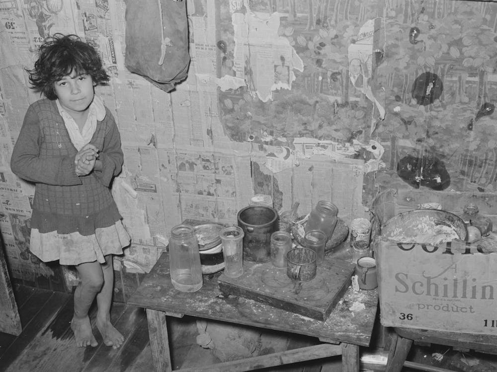 Mexican Girl In Kitchen, San Antonio, Texas By Russell Lee