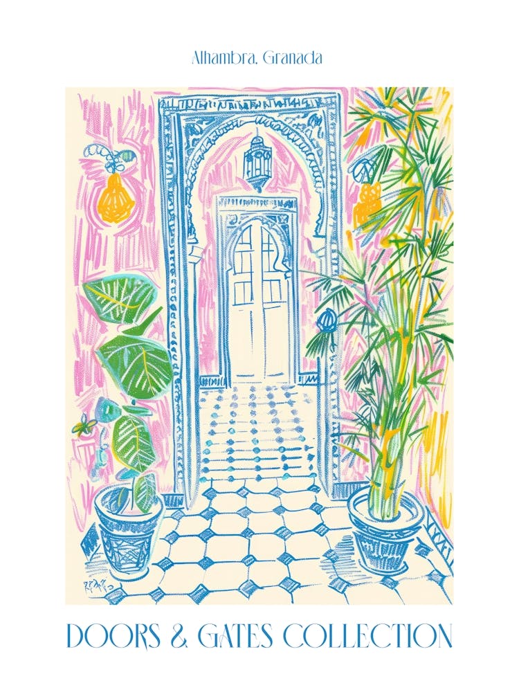 Doors And Gates Collection Alhambra, Granada 3