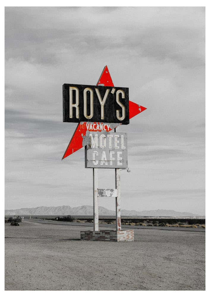 Vintage America Roys Motel Sign