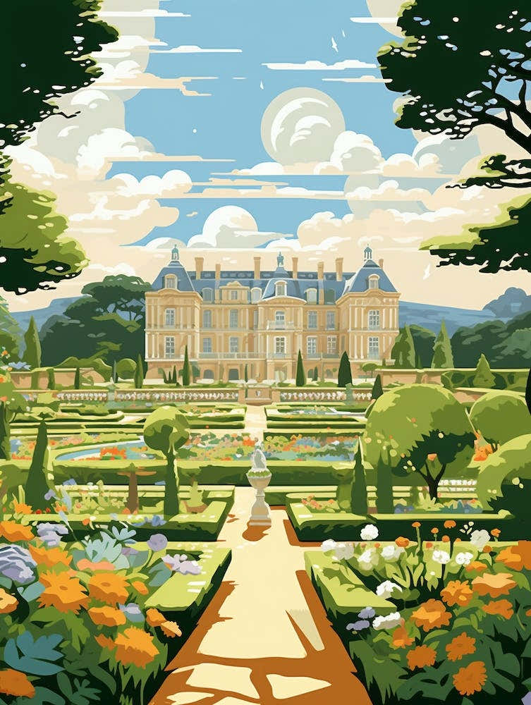 Versailles Gardens France  Illustration 1