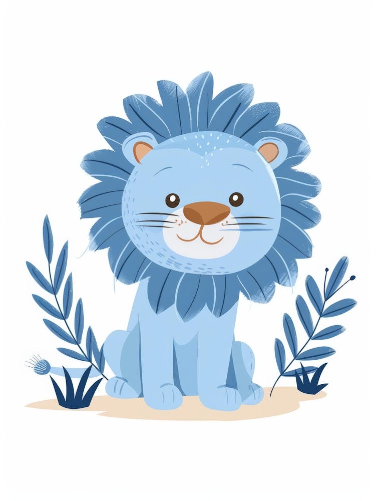 Blauer Löwe