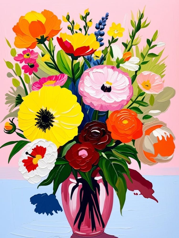Fleurs Dans un Vase 32