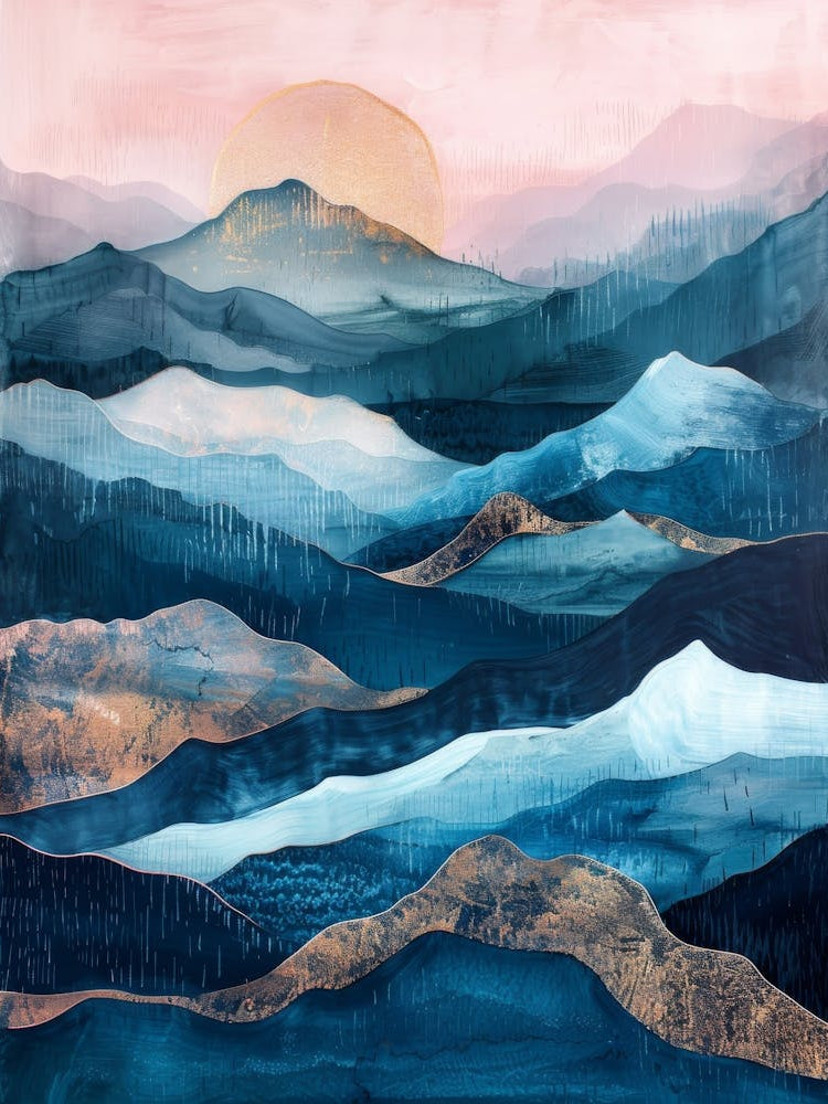 Blue Mountains Canvas Print 1