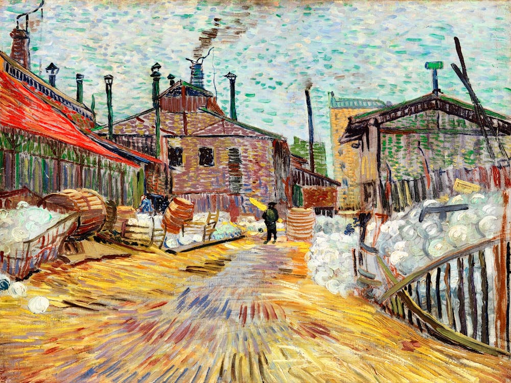 The Factory (1887), Vincent Van Gogh