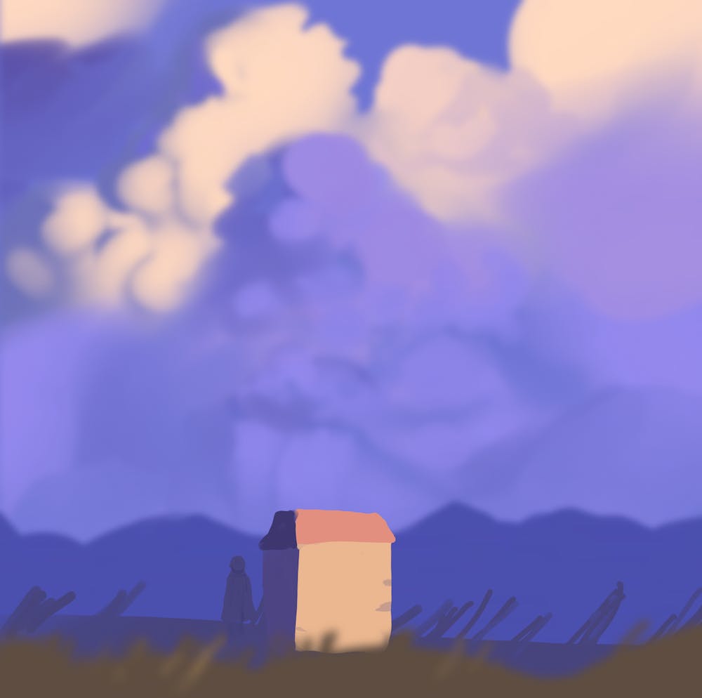 Clouds as big as mountains