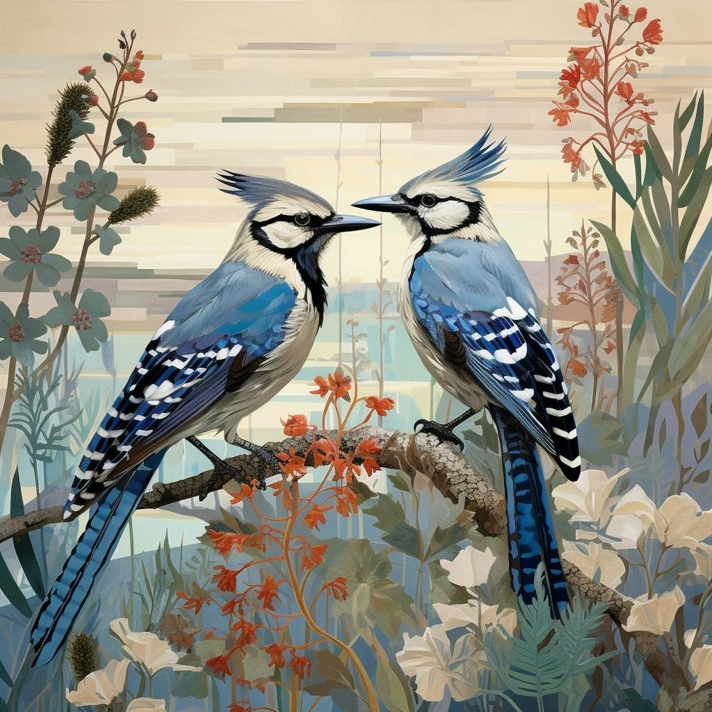 Bird In Nature Blue Jay 4