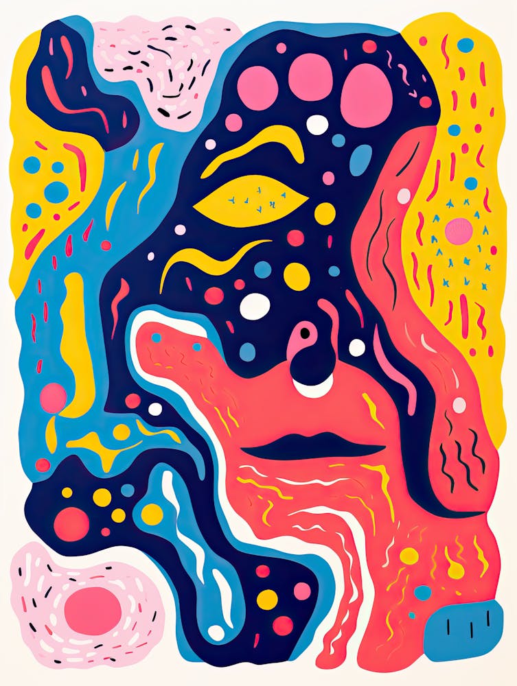 Bioluminescent Drift Deep Sea Organic Design