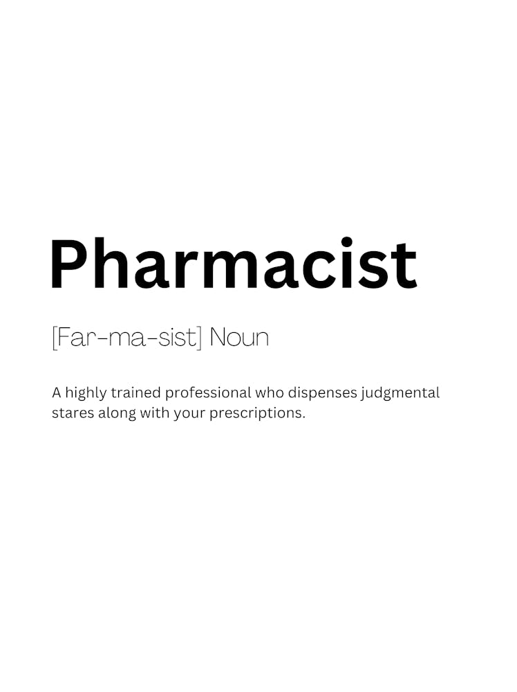 Pharmacist Definition Meaning