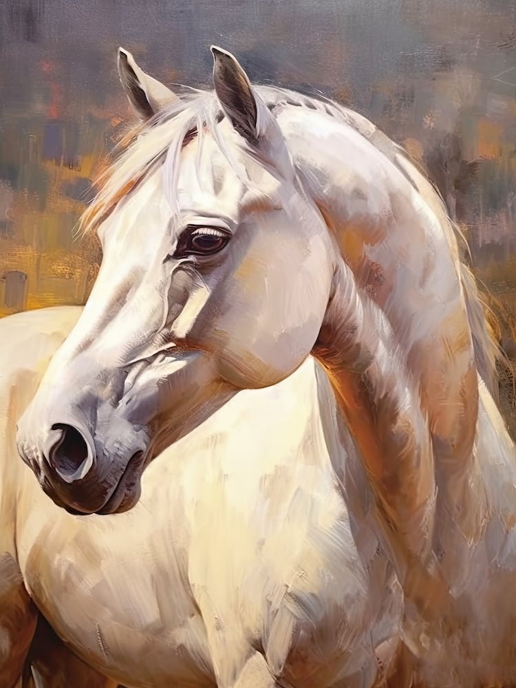 Horse Head Painting Close Up 2