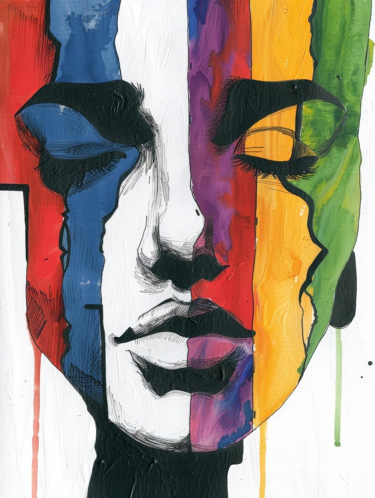 Rainbow Face