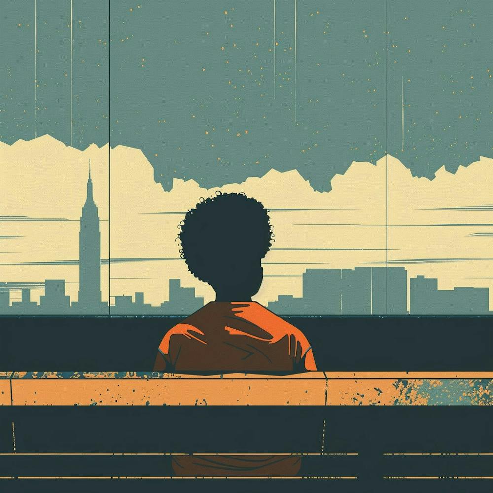 Boy In The Orange Jacket