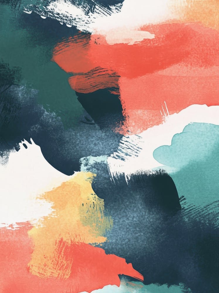 Abstract Watercolor Painting 91