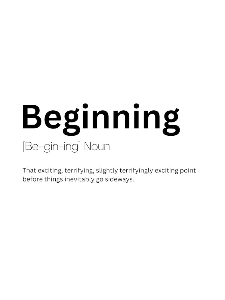 Beginning Definition Meaning