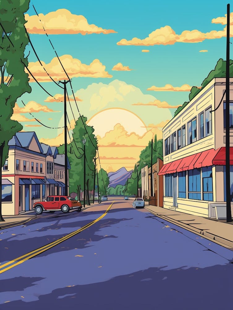 Vancouver Washington Retro Pop Art 1