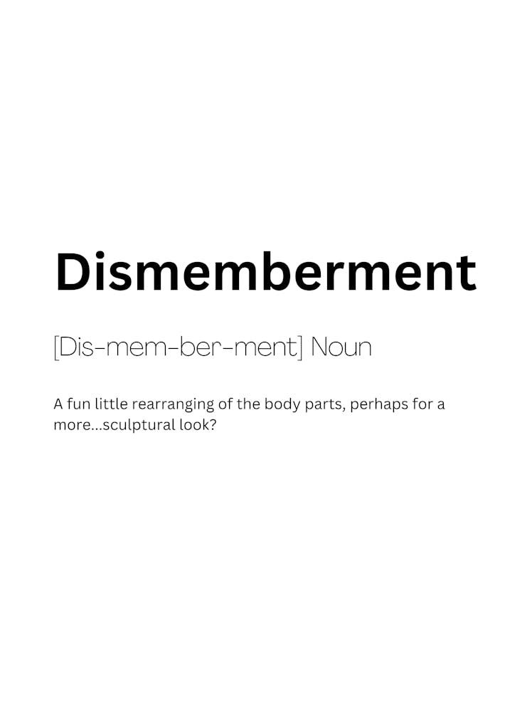 Démembrement Définition Signification 1