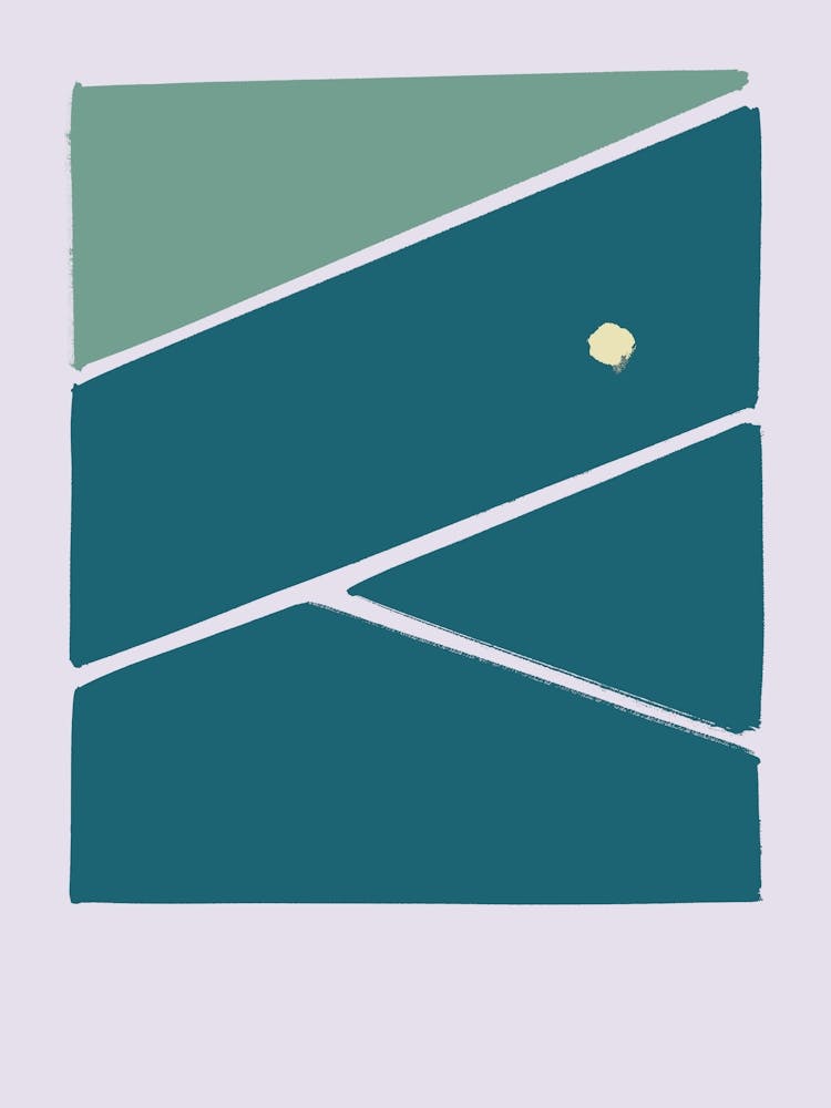 Boho Retro Sports 3 Tennis Field 4