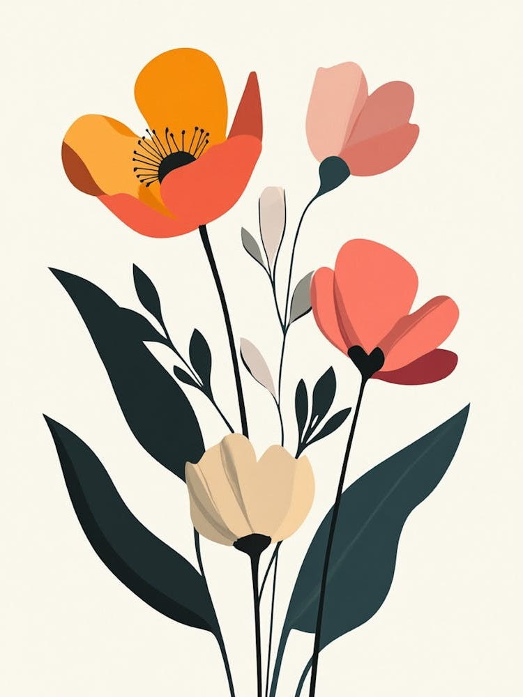 Flowers In A Vase 96