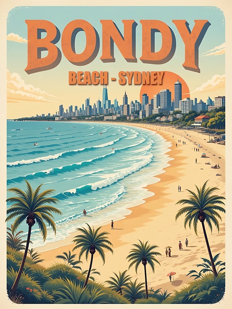 Sydney Vintage Reiseplakat 10