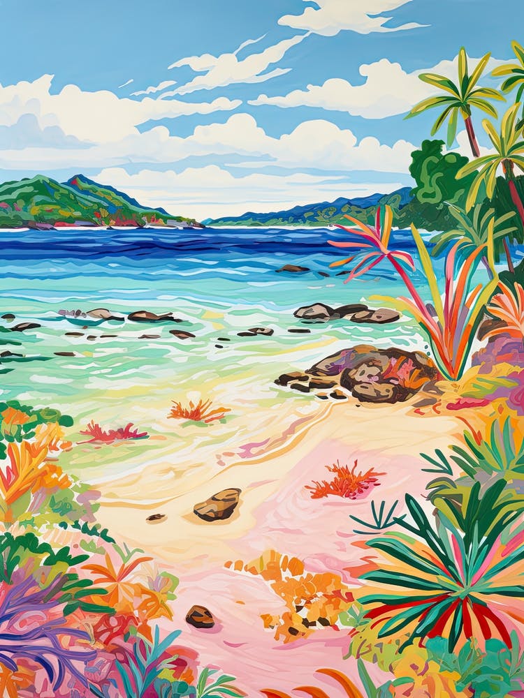 Shoal Bay, Anguilla, Matisse And Rousseau Style 2
