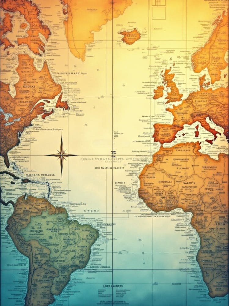 Vintage World Map