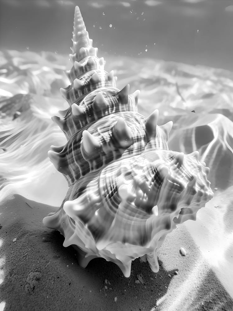 Sea Shell In The Sand