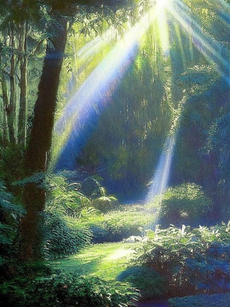 Dunedin Botanic Garden, New Zealand Classic Painting