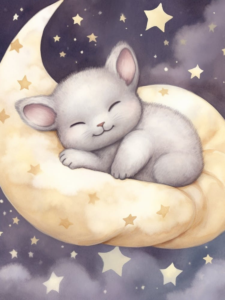 Sleeping Baby Chinchilla