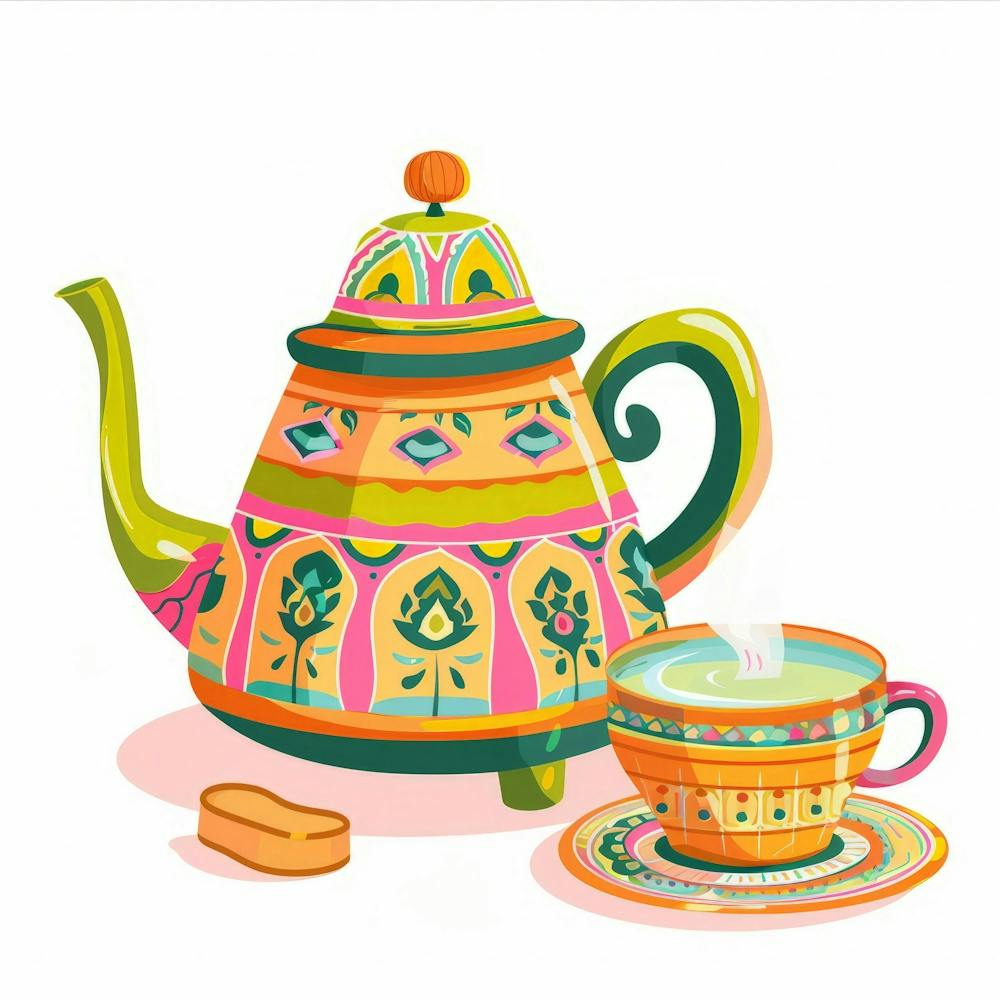Teapot And Cup 3