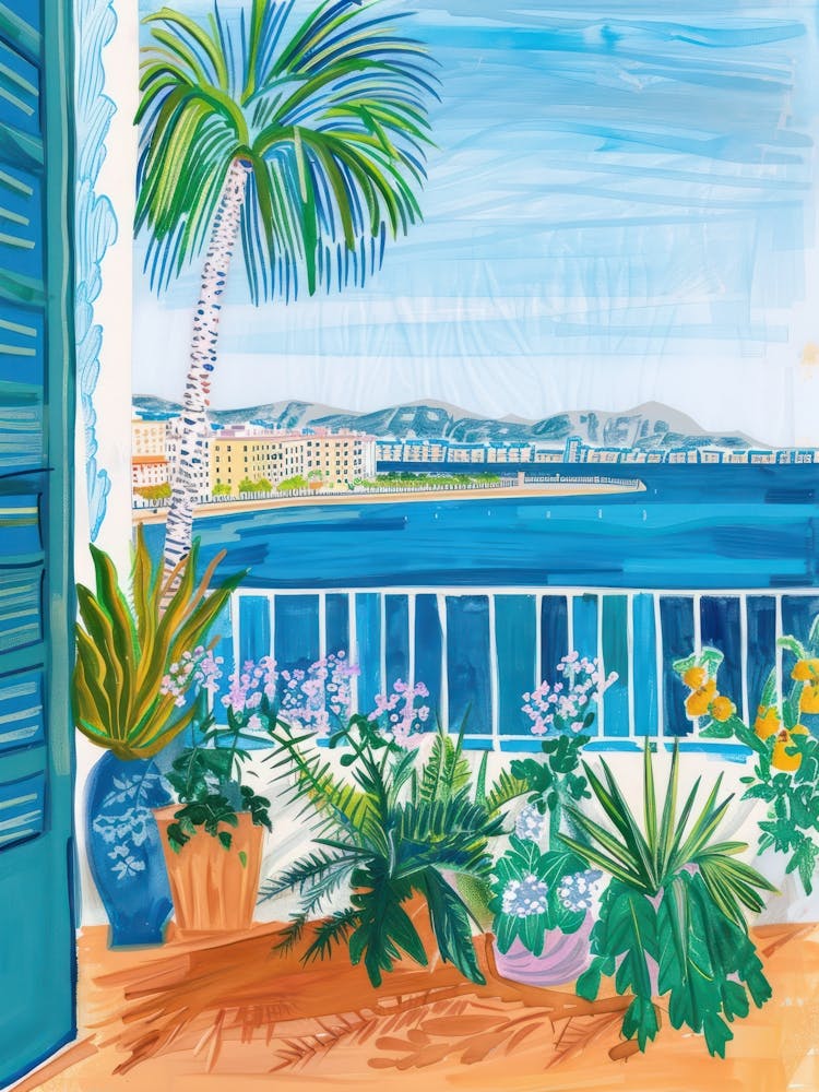 Travel Poster Happy Places Malaga 4