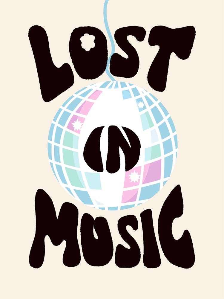 Lost in Music Disco Ball
