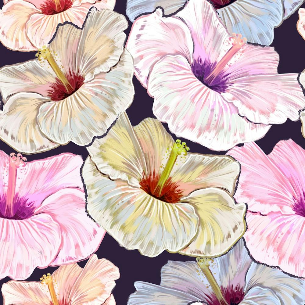 Pastel Hibiscus