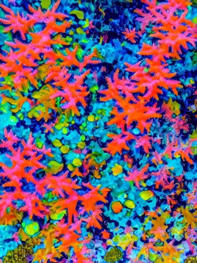 Acropora Lokani Lebhaftes Gemälde