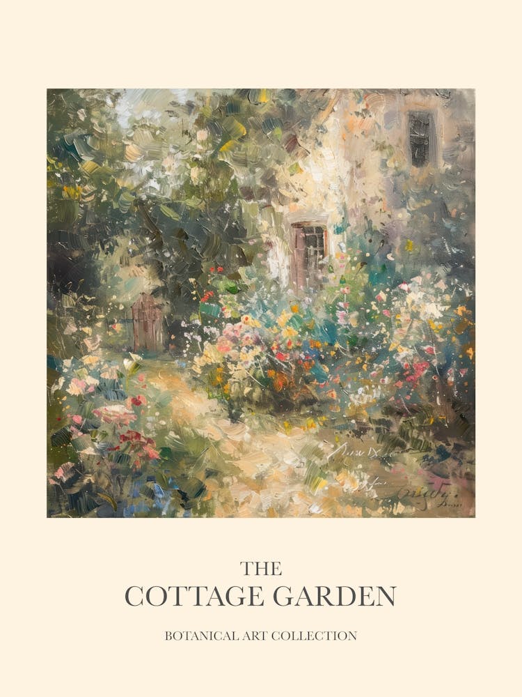 Affiche Jardin de Cottage Nature 1