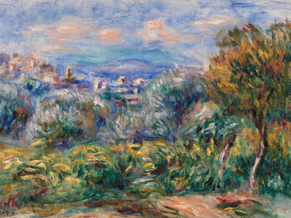 Landschaft, Pierre Auguste Renoir