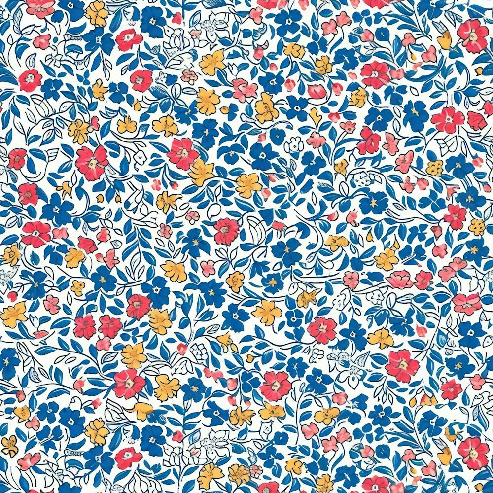 Jasmine Jive Bloom London Fabrics Floral Pattern 1