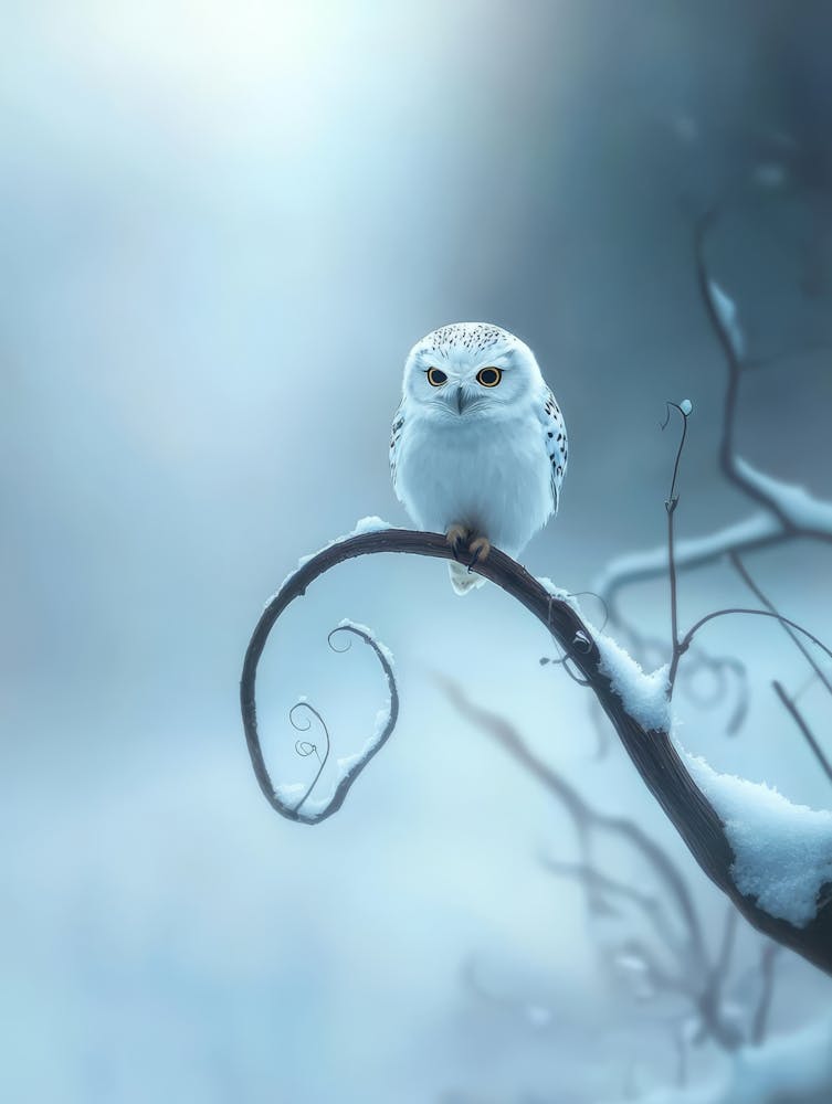 Snowy Owl. Generated with AI. 4