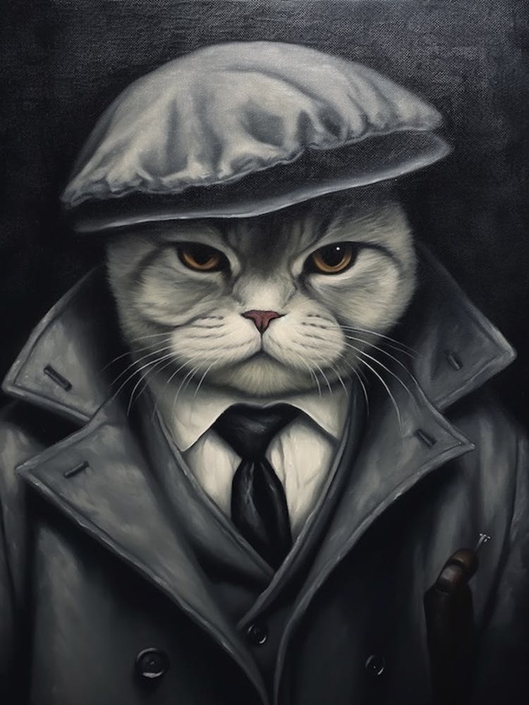 Gangster Cat Scottish Fold 6