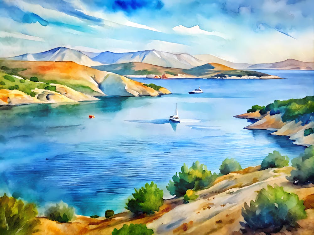 Van Gogh Kornati National Park Croatia