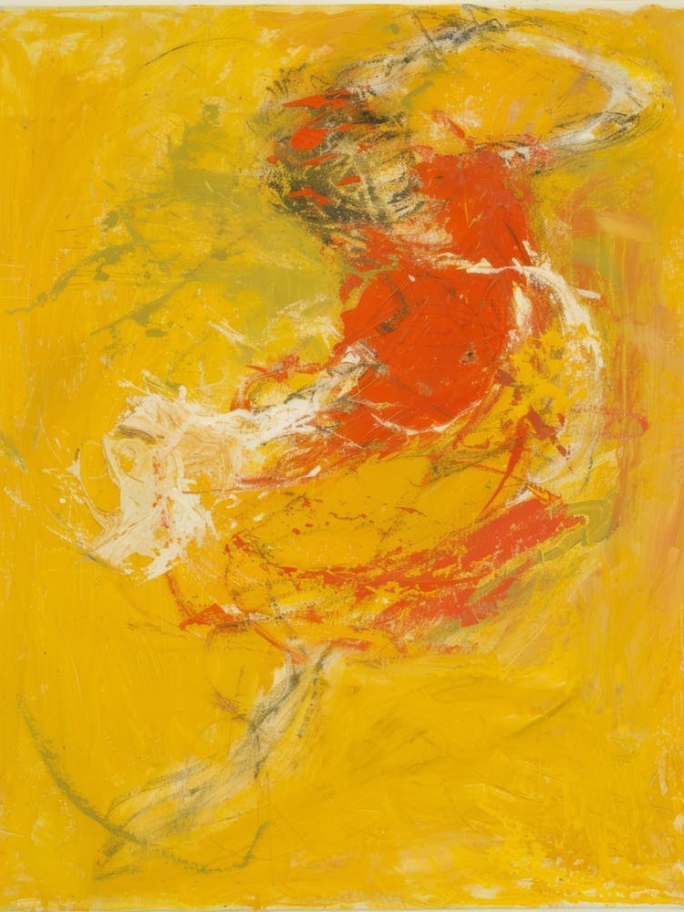 Dancer In Red And Yellow